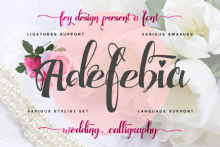 Adefebia Font: Elevating Small Business Branding