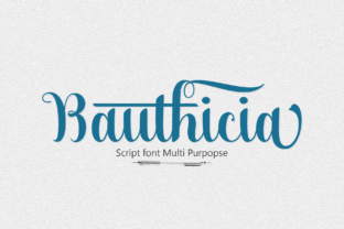 Bauthicia: A Stylish Script Font for Modern Editorial Design
