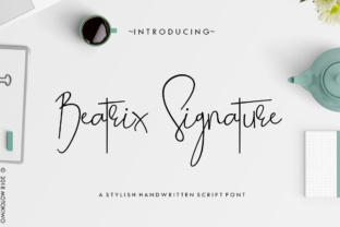 Beatrix Signature Font: A Web Designer’s Layout Review