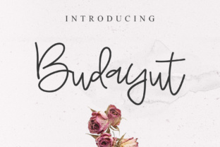 Budayut: A Monoline Signature Font for Modern Brand Campaigns