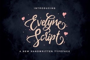 Evelyne Font: A Handwritten Typeface for Editorial Design