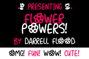 Flower Powers: A Lighthearted Script Font for Modern Marketing Visuals