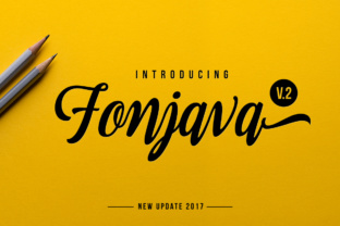 Fonjava Font: Elevating Campaign Visuals with Painterly Script