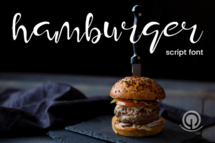 Hamburger: A Dynamic Script Font for Bold Campaign Headlines
