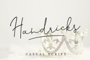 Handricks Font: Elevating Campaign Visuals with Casual Script