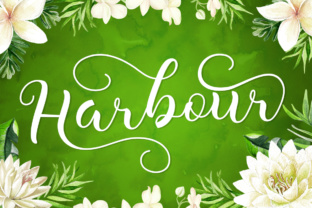 Harbour: A Modern Calligraphy Font for Refined Digital Design
