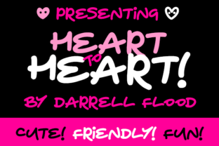 Heart to Heart: A Warm, Handwritten Font for Thoughtful Editorial Design