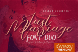 Just Marriage: A Retro Script Font That Elevates Campaign Typography