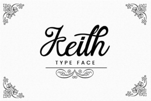 Keith: A Script Font That Brings Elegance to Branding Projects