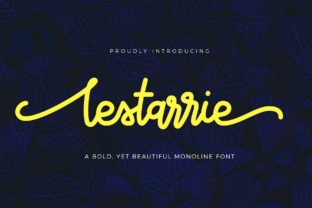 Lestarrie: A Bold Script Font for Modern Web and Digital Design