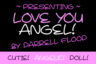 Love You Angel Font: A Hand Drawn Typeface for Warm Branding