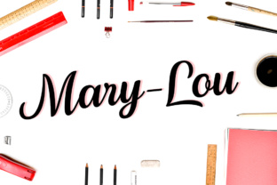 Mary-Lou Font Review: Adding Charm to Campaign Visuals