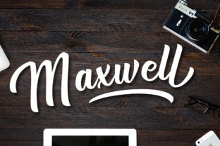 Maxwell Font: A Painterly Script for Modern Branding