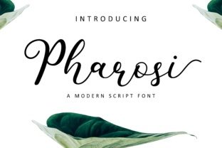 Pharosi: A Modern Calligraphy Font for Elegant Brand Identities