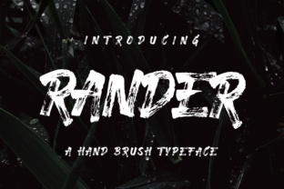 Rander: A Stylish Script Font That Elevates Your Business Branding