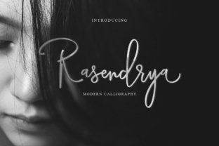 Rasendrya Font Review: A Sleek Script for Moody Branding