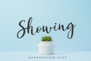 Showing Font Review: A Modern Script for Brand Identity