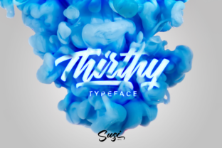 Thirthy Font: Bold Handwritten Style for Modern Web Design