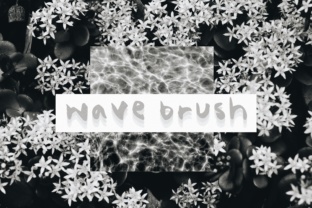 Wave Brush Font: Handwritten Style for Web Design