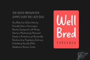Well Bred: A Versatile Handwritten Font for Crafters and Makers