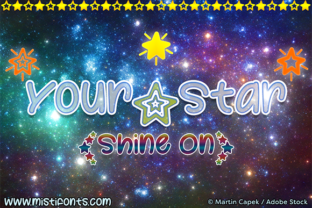 Your Star Font: A Cosmic Typeface for Editorial Design