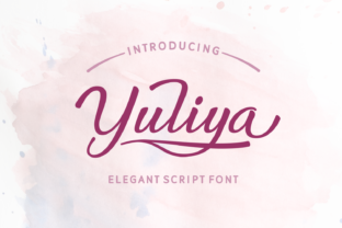 Yuliya Font: A Romantic Script for Editorial Design